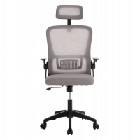 ΚΑΡΕΚΛΑ ΓΡΑΦΕΙΟΥ BLAZER HM1205.05 ΓΚΡΙ MESH-ΜΑΥΡΟΣ ΣΚΕΛΕΤΟΣ 60x58x110-130Υεκ.