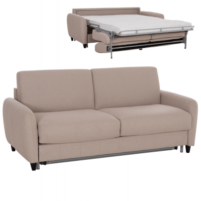 ΚΑΝΑΠΕΣ-ΚΡΕΒΑΤΙ ΜΕ ΑΝΑΔΙΠΛ.ΣΤΡΩΜΑ ETUDINE HM3311.02 ΜΠΕΖ ΥΦΑΣΜΑ 190x98x90Υεκ