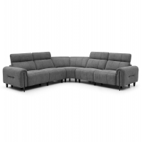 ΓΩΝΙΑΚΟΣ ΚΑΝΑΠΕΣ ΜΕ RECLINE ORACLE HM3290.01 ΓΚΡΙ ΥΦΑΣΜΑ 293x293x98Υεκ.