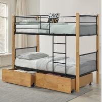 ΚΡΕΒΑΤΙ ΚΟΥΚΕΤΑ ΜΕ 2 ΕΠΙΔΑΠΕΔΙΑ ΣΥΡΤΑΡΙΑ RAYVEN HM21119.02 ΞΥΛΟ-ΜΕΤΑΛΛΟ-ΓΙΑ ΣΤΡΩΜΑΤΑ 90x190εκ ΚΡΕΒΑΤΙ ΚΟΥΚΕΤΑ ΜΕ 2 ΕΠΙΔΑΠΕΔΙΑ ΣΥΡΤΑΡΙΑ RAYVEN HM21119.02 ΞΥΛΟ-ΜΕΤΑΛΛΟ-ΓΙΑ ΣΤΡΩΜΑΤΑ 90x190εκ