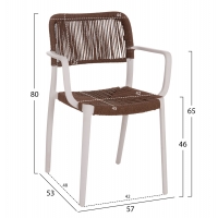 ΠΟΛΥΘΡΟΝΑ ΕΞ.ΧΩΡΟΥ STRIDER HM6391.01 ΛΕΥΚΟ ΠΟΛΥΠΡΟΠΥΛΕΝΙΟ--ΚΑΦΕ ΣΧΟΙΝΙ 57x53x80Υεκ. ΠΟΛΥΘΡΟΝΑ ΕΞ.ΧΩΡΟΥ STRIDER HM6391.01 ΛΕΥΚΟ ΠΟΛΥΠΡΟΠΥΛΕΝΙΟ--ΚΑΦΕ ΣΧΟΙΝΙ 57x53x80Υεκ.
