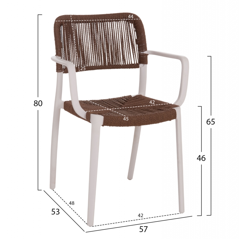 ΠΟΛΥΘΡΟΝΑ ΕΞ.ΧΩΡΟΥ STRIDER HM6391.01 ΛΕΥΚΟ ΠΟΛΥΠΡΟΠΥΛΕΝΙΟ--ΚΑΦΕ ΣΧΟΙΝΙ 57x53x80Υεκ. ΠΟΛΥΘΡΟΝΑ ΕΞ.ΧΩΡΟΥ STRIDER HM6391.01 ΛΕΥΚΟ ΠΟΛΥΠΡΟΠΥΛΕΝΙΟ--ΚΑΦΕ ΣΧΟΙΝΙ 57x53x80Υεκ.