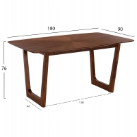 ΣΕΤ ΤΡΑΠΕΖΑΡΙΑΣ 7ΤΜΧ ZARRA HM21338.01 ΤΡΑΠΕΖΙ ΑΠΟ MDF--ΚΑΡΕΚΛΕΣ ΜΕ ΜΠΟΥΚΛΕ ΥΦΑΣΜΑ
