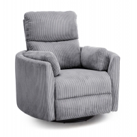 ΠΟΛΥΘΡΟΝΑ ΘΗΛΑΣΜΟΥ/RELAX VELMORA HM3300.01 ΓΚΡΙ ΚΟΤΛΕ ΥΦΑΣΜΑ 100x90x100Υεκ