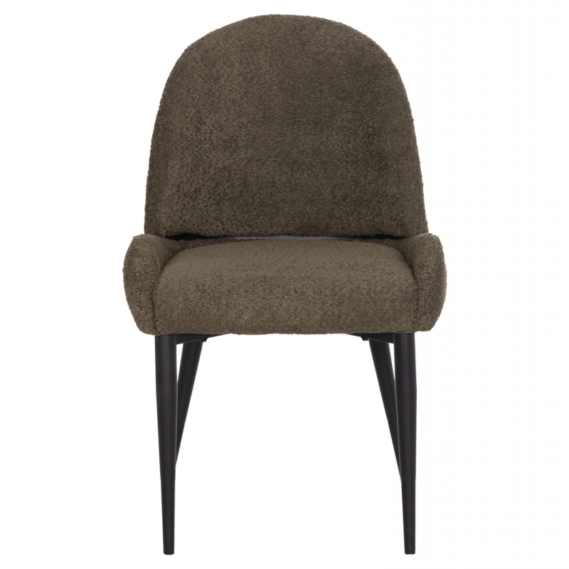 ΚΑΡΕΚΛΑ SARKY HM8585.13 ΥΦΑΣΜΑ ΜΠΟΥΚΛΕ ΠΡΑΣΙΝΟ ΜΕ ΜΕΤΑΛΛΙΚΑ ΠΟΔΙΑ 56x64x88Yεκ.