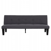 ΚΑΝΑΠΕΣ ΚΡΕΒΑΤΙ 2-ΘΕΣΙΟΣ KORO HM3304.01 ΓΚΡΙ PU ΔΕΡΜΑ 165x75x64Υεκ