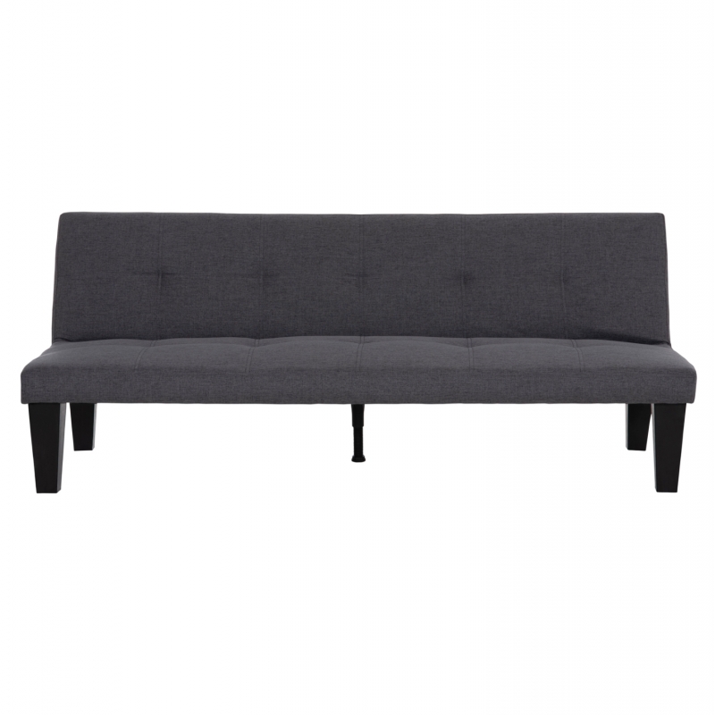 ΚΑΝΑΠΕΣ ΚΡΕΒΑΤΙ 2-ΘΕΣΙΟΣ KORO HM3304.01 ΓΚΡΙ PU ΔΕΡΜΑ 165x75x64Υεκ