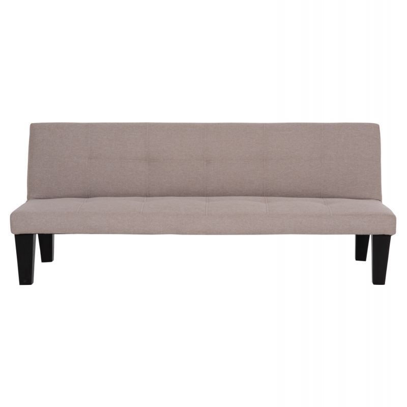 ΚΑΝΑΠΕΣ ΚΡΕΒΑΤΙ 2-ΘΕΣΙΟΣ KORO HM3304.04 ΜΠΕΖ PU ΔΕΡΜΑ 165x75x64Υεκ