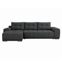 ΚΑΝΑΠΕΣ ΚΡΕΒΑΤΙ ΑΡΙΣΤΕΡΗ ΓΩΝΙΑ COMFYRA HM3336.01L ΓΚΡΙ ΥΦΑΣΜΑ 270x181x75Υεκ