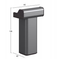 ΑΝΑΛΟΓΙΟ ΟΜΙΛΗΤΗ SPEEKER HM2151 ΜΕΛΑΜΙΝΗ ΣΕ ΓΚΡΙ 60x40x108Υεκ