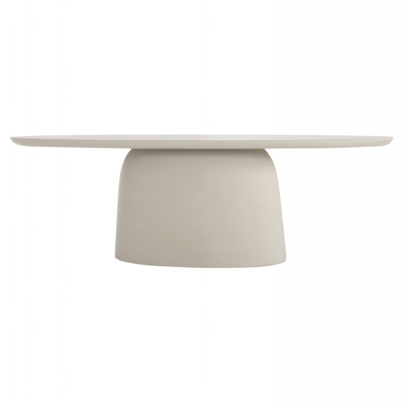 ΤΡΑΠΕΖΙ ΤΡΑΠΕΖΑΡΙΑΣ ΟΒΑΛ BRECCAN HM6577.02 ΜΠΕΖ FIBER CEMENT 240x100x75Υεκ. ΤΡΑΠΕΖΙ ΤΡΑΠΕΖΑΡΙΑΣ ΟΒΑΛ BRECCAN HM6577.02 ΜΠΕΖ FIBER CEMENT 240x100x75Υεκ.