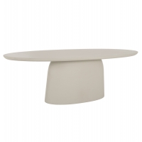 ΤΡΑΠΕΖΙ ΤΡΑΠΕΖΑΡΙΑΣ ΟΒΑΛ BRECCAN HM6577.02 ΜΠΕΖ FIBER CEMENT 240x100x75Υεκ. ΤΡΑΠΕΖΙ ΤΡΑΠΕΖΑΡΙΑΣ ΟΒΑΛ BRECCAN HM6577.02 ΜΠΕΖ FIBER CEMENT 240x100x75Υεκ.