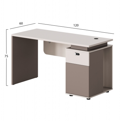 ΓΡΑΦΕΙΟ ΜΕ ΔΕΞΙ ΝΤΟΥΛΑΠΙ NEWLINE HM18274R ΜΕΛΑΜΙΝΗ ΕΚΡΟΥ-ΑΝΟΙΧΤΟ ΚΑΦΕ 120x60x75Υ ΓΡΑΦΕΙΟ ΜΕ ΔΕΞΙ ΝΤΟΥΛΑΠΙ NEWLINE HM18274R ΜΕΛΑΜΙΝΗ ΕΚΡΟΥ-ΑΝΟΙΧΤΟ ΚΑΦΕ 120x60x75Υ