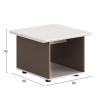 ΒΟΗΘΗΤΙΚΟ ΤΡΑΠΕΖAKI ΣΕΙΡΑ NEWLINE HM18286 ΜΕΛΑΜΙΝΗ ΚΡΕΜ-ΑΝΟΙΧΤΟ ΚΑΦΕ 60x60x42Υεκ ΒΟΗΘΗΤΙΚΟ ΤΡΑΠΕΖAKI ΣΕΙΡΑ NEWLINE HM18286 ΜΕΛΑΜΙΝΗ ΚΡΕΜ-ΑΝΟΙΧΤΟ ΚΑΦΕ 60x60x42Υεκ