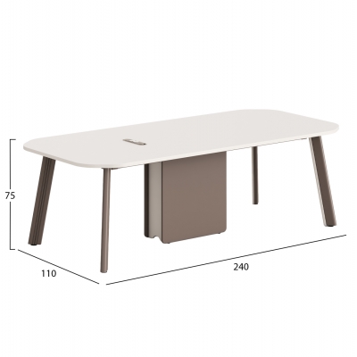 ΓΡΑΦΕΙΟ ΣΥΝΕΡΓΑΣΙΑΣ NEWLINE HM18278 ΜΕΛΑΜΙΝΗ ΚΡΕΜ-ΠΟΔΙΑ ΑΛΟΥΜΙΝΙΟΥ 240x110x75Υεκ ΓΡΑΦΕΙΟ ΣΥΝΕΡΓΑΣΙΑΣ NEWLINE HM18278 ΜΕΛΑΜΙΝΗ ΚΡΕΜ-ΠΟΔΙΑ ΑΛΟΥΜΙΝΙΟΥ 240x110x75Υεκ