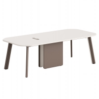 ΓΡΑΦΕΙΟ ΣΥΝΕΡΓΑΣΙΑΣ NEWLINE HM18278 ΜΕΛΑΜΙΝΗ ΚΡΕΜ-ΠΟΔΙΑ ΑΛΟΥΜΙΝΙΟΥ 240x110x75Υεκ