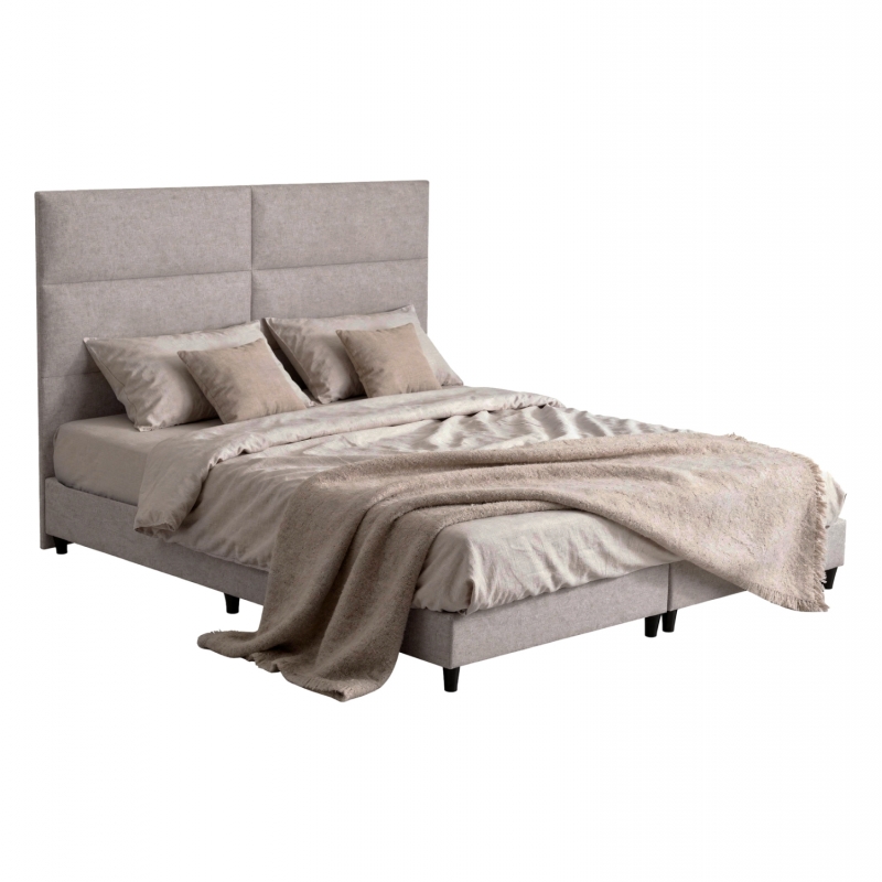 ΚΡΕΒΑΤΙ ΥΠΕΡΔΙΠΛΟ MILO ΑΠΟ ΜΠΕΖ ΥΦΑΣΜΑ HM628.32 ΓΙΑ ΣΤΡΩΜΑ 180x200 εκ. ΚΡΕΒΑΤΙ ΥΠΕΡΔΙΠΛΟ MILO ΑΠΟ ΜΠΕΖ ΥΦΑΣΜΑ HM628.32 ΓΙΑ ΣΤΡΩΜΑ 180x200 εκ.