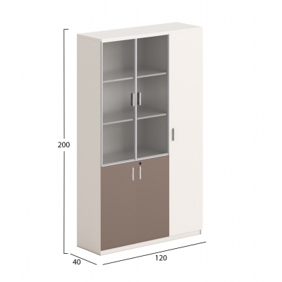 ΒΙΒΛΙΟΘΗΚΗ/ΝΤΟΥΛΑΠΙ NEWLINE HM18280 ΜΕΛΑΜΙΝΗ ΛΕΥΚΗ-ΑΝΟΙΧΤΟ ΚΑΦΕ--ΓΥΑΛΙ 120x40x200Υεκ ΒΙΒΛΙΟΘΗΚΗ/ΝΤΟΥΛΑΠΙ NEWLINE HM18280 ΜΕΛΑΜΙΝΗ ΛΕΥΚΗ-ΑΝΟΙΧΤΟ ΚΑΦΕ--ΓΥΑΛΙ 120x40x200Υεκ