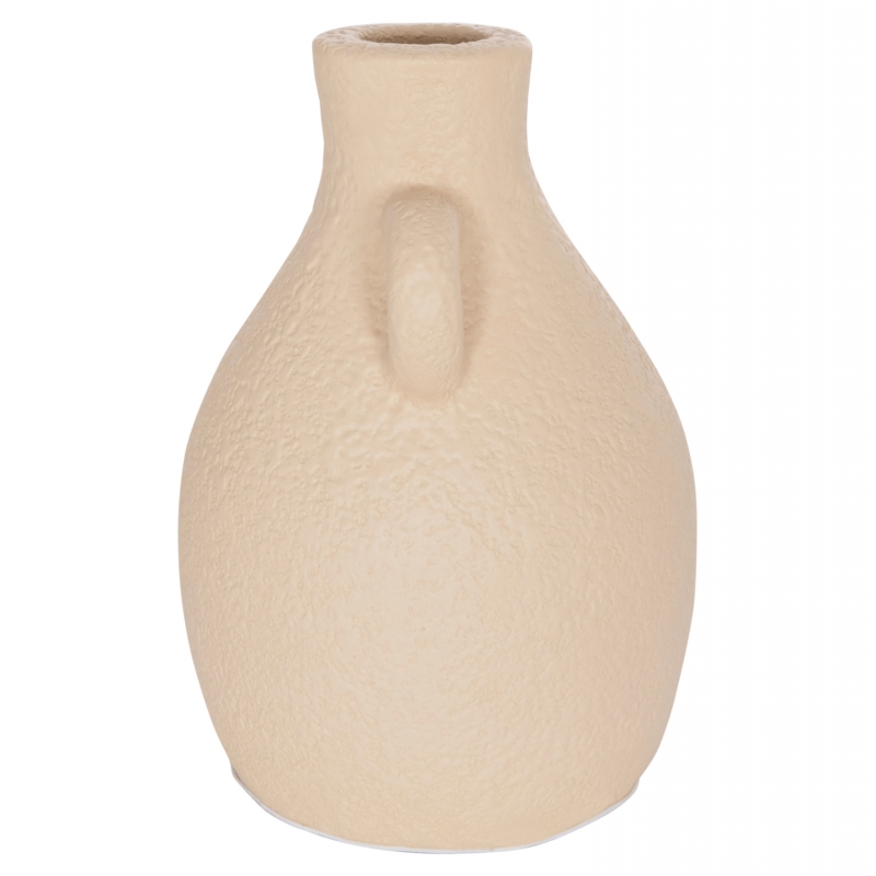 ΕΠΙΤΡΑΠΕΖΙΟ ΔΙΑΚΟΣΜΗΤΙΚΟ ΒΑΖΟ DECANT HM4667.02L ΤΕΡΑΚΟΤΑ ΣΕ ΚΡΕΜ--Φ14x21Υεκ.