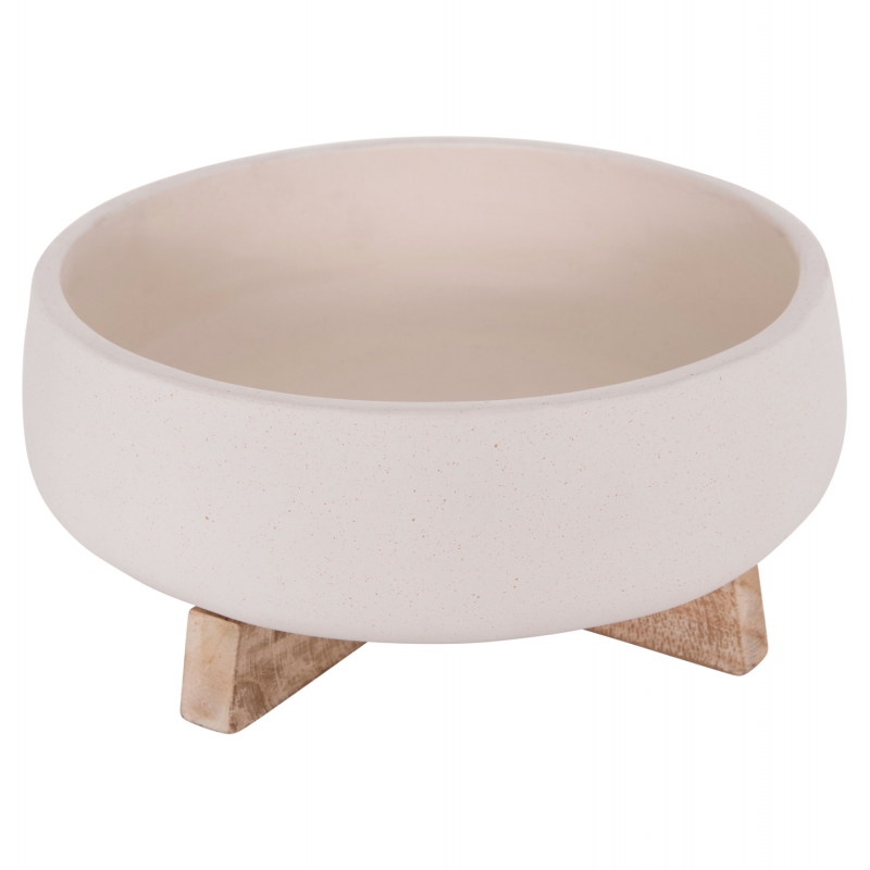 ΓΛΑΣΤΡΑ ΕΣ.ΧΩΡΟΥ FRELLO HM4674.02M ΛΕΥΚΟ FIBER CEMENT--TEAK ΒΑΣΗ 27x26,5x12Υεκ.