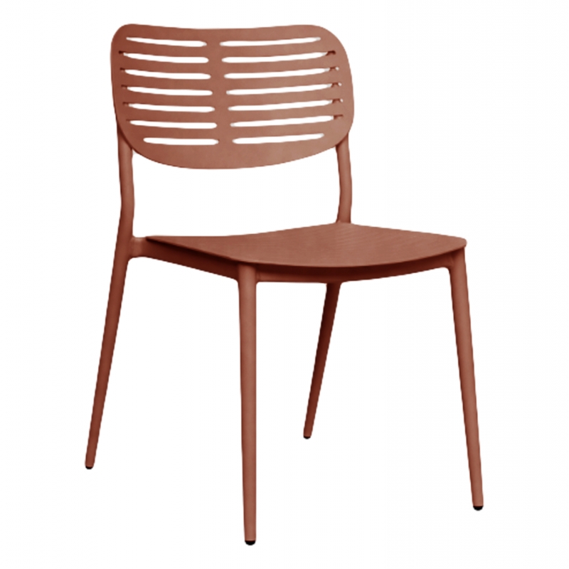 ΚΑΡΕΚΛΑ ΤΡΑΠΕΖΑΡΙΑΣ HILLIARD HM6645.08 ΑΛΟΥΜΙΝΙΟ ΣΕ TERRACOTTA 44.5x58x80Υεκ