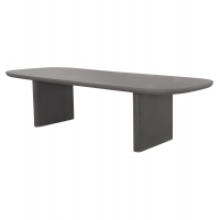 ΤΡΑΠΕΖΙ ΤΡΑΠΕΖΑΡΙΑΣ FIBER CEMENT AZAMI HM6601.01 ΓΚΡΙ 300x112x75Υεκ.