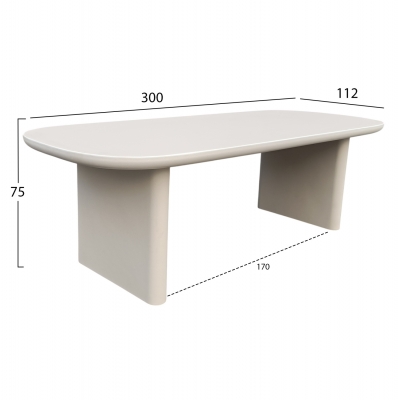 ΤΡΑΠΕΖΙ ΤΡΑΠΕΖΑΡΙΑΣ AZAMI HM6601.02 ΜΠΕΖ FIBER CEMENT 300x112x75Υεκ. ΤΡΑΠΕΖΙ ΤΡΑΠΕΖΑΡΙΑΣ AZAMI HM6601.02 ΜΠΕΖ FIBER CEMENT 300x112x75Υεκ.
