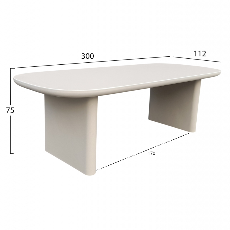 ΤΡΑΠΕΖΙ ΤΡΑΠΕΖΑΡΙΑΣ AZAMI HM6601.02 ΜΠΕΖ FIBER CEMENT 300x112x75Υεκ. ΤΡΑΠΕΖΙ ΤΡΑΠΕΖΑΡΙΑΣ AZAMI HM6601.02 ΜΠΕΖ FIBER CEMENT 300x112x75Υεκ.