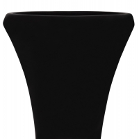 ΔΙΑΚΟΣΜΗΤΙΚΟ ΒΑΖΟ ΔΑΠΕΔΟΥ NEBULA HM4660.01S FIBER CEMENT ΜΑΥΡΟ--ΞΥΛΟ ΤΕΑΚ Φ45x115Υεκ