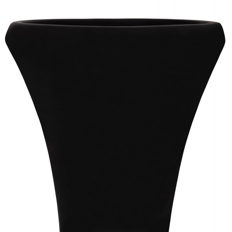 ΔΙΑΚΟΣΜΗΤΙΚΟ ΒΑΖΟ ΔΑΠΕΔΟΥ NEBULA HM4660.01S FIBER CEMENT ΜΑΥΡΟ--ΞΥΛΟ ΤΕΑΚ Φ45x115Υεκ