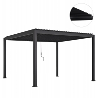 ΒΙΟΚΛΙΜΑΤΙΚΗ ΠΕΡΓΚΟΛΑ ΑΛΟΥΜΙΝΙΟΥ DOMECIL HM6612.01 ΜΕ ΜΕΤΑΛ. ΠΕΡΣΙΔΕΣ--300x400x240Υ