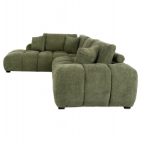 ΚΑΝΑΠΕΣ ΓΩΝΙΑ (ΑΡΙΣΤΕΡΗ) COVEN HM3266.14L ΠΡΑΣΙΝΟ ΥΦΑΣΜΑ 298x102-208x85Υεκ.