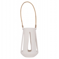 ΕΠΙΤΡΑΠΕΖΙΟ ΦΑΝΑΡΙ ERANTYL HM4696.02L ΛΕΥΚΟ FIBER CEMENT & ΧΕΡΟΥΛΙ RATTAN Φ17x27Yεκ.