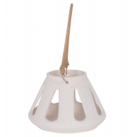 ΕΠΙΤΡΑΠΕΖΙΟ ΦΑΝΑΡΙ ERANTYL HM4696.02S ΛΕΥΚΟ FIBER CEMENT & ΧΕΡΟΥΛΙ RATTAN Φ25x17Yεκ.