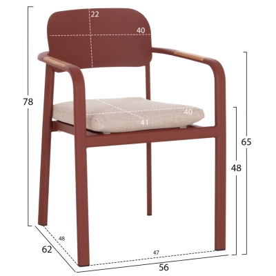 ΠΟΛΥΘΡΟΝΑ ΤΡΑΠΕΖΑΡΙΑΣ ELARA HM6414.07 ΚΕΡΑΜΙΔΙ ΑΛΟΥΜΙΝΙΟ-ΜΠΕΖ OLEFIN--TEAK 56x62x78Υεκ ΠΟΛΥΘΡΟΝΑ ΤΡΑΠΕΖΑΡΙΑΣ ELARA HM6414.07 ΚΕΡΑΜΙΔΙ ΑΛΟΥΜΙΝΙΟ-ΜΠΕΖ OLEFIN--TEAK 56x62x78Υεκ