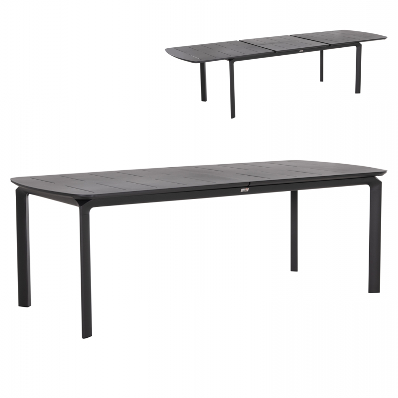 ΤΡΑΠΕΖΙ ΕΠΕΚΤΕΙΝΟΜΕΝΟ SYMPO HM6415.01 ΓΚΡΙ ΑΛΟΥΜΙΝΙΟ 220-300x100x75Υεκ