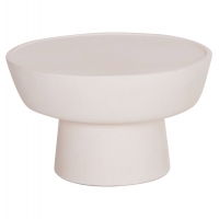 ΤΡΑΠΕΖΙ ΣΑΛΟΝΙΟΥ PIRSON HM18155.02 FIBER CEMENT ΣΕ ΛΕΥΚΟ--Φ60x36Υεκ.