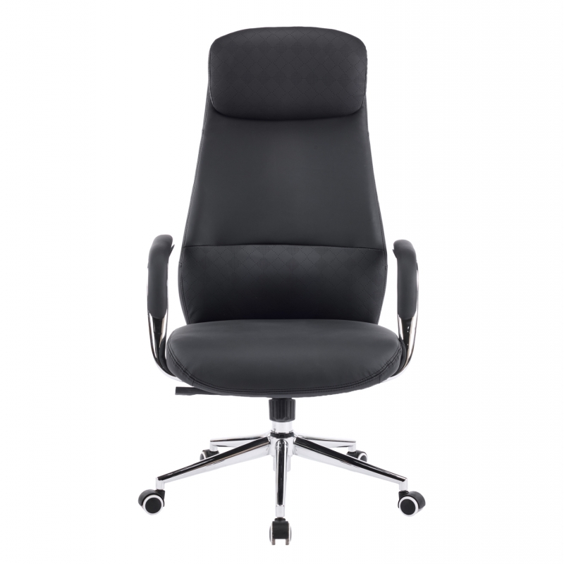 ΚΑΡΕΚΛΑ ΓΡΑΦΕΙΟΥ SONTY HM18354.01 ΜΑΥΡΟ PU ΔΕΡΜΑ--ΒΑΣΗ ΧΡΩΜΙΟΥ 67x68x125Υεκ