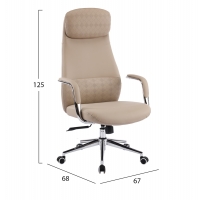 ΚΑΡΕΚΛΑ ΓΡΑΦΕΙΟΥ SONTY HM18354.02 ΜΠΕΖ PU ΔΕΡΜΑ--ΒΑΣΗ ΧΡΩΜΙΟΥ 67x68x125Υεκ ΚΑΡΕΚΛΑ ΓΡΑΦΕΙΟΥ SONTY HM18354.02 ΜΠΕΖ PU ΔΕΡΜΑ--ΒΑΣΗ ΧΡΩΜΙΟΥ 67x68x125Υεκ