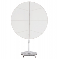 ΟΜΠΡΕΛΑ ΜΕ ΒΑΣΗ ΣΕΙΡΑ CANNOPY HM21285.02 ΑΛΟΥΜΙΝΙΟ & ΓΡΑΝΙΤΗΣ-ΛΕΥΚΟ ΧΡΩΜΑ Φ2,2μ