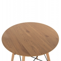 ΣΕΤ ΤΡΑΠΕΖΑΡΙΑΣ 3ΤΜΧ TWIST HM21370 ΣΤΡΟΓΓΥΛΟ ΤΡΑΠΕΖΙ Φ60 & 2 ΚΑΡΕΚΛΕΣ ΣΕ ΚΑΠΟΥΤΣΙΝΟ