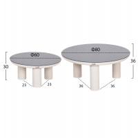 ΣΕΤ ΣΑΛΟΝΙ 5ΤΜΧ STREAM HM6426.02 ΚΡΕΜ ΑΛΟΥΜΙΝΙΟ--ΜΠΕΖ ΣΧΟΙΝΙ & OLEFIN