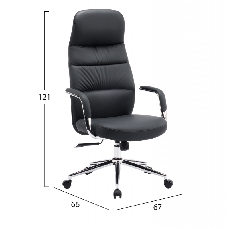 ΚΑΡΕΚΛΑ ΓΡΑΦΕΙΟΥ TEETER HM18355.01 ΜΑΥΡΟ PU ΔΕΡΜΑ--ΒΑΣΗ ΧΡΩΜΙΟΥ 67x66x121Υεκ ΚΑΡΕΚΛΑ ΓΡΑΦΕΙΟΥ TEETER HM18355.01 ΜΑΥΡΟ PU ΔΕΡΜΑ--ΒΑΣΗ ΧΡΩΜΙΟΥ 67x66x121Υεκ