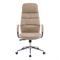 ΚΑΡΕΚΛΑ ΓΡΑΦΕΙΟΥ TEETER HM18355.02 ΜΠΕΖ PU ΔΕΡΜΑ--ΒΑΣΗ ΧΡΩΜΙΟΥ 67x66x121Υεκ