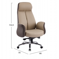 ΚΑΡΕΚΛΑ ΓΡΑΦΕΙΟΥ DRAMON HM18356.02 ΜΠΕΖ-ΚΑΦΕ PU ΔΕΡΜΑ--ΒΑΣΗ ΧΡΩΜΙΟΥ 66x70x132.5Υεκ ΚΑΡΕΚΛΑ ΓΡΑΦΕΙΟΥ DRAMON HM18356.02 ΜΠΕΖ-ΚΑΦΕ PU ΔΕΡΜΑ--ΒΑΣΗ ΧΡΩΜΙΟΥ 66x70x132.5Υεκ