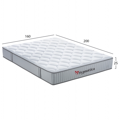 ΣΤΡΩΜΑ ΥΠΕΡΔΙΠΛΟ HYPNOTTICA HM748.06 POCKET SPRINGS--ΛΕΥΚΟ 160x200x25Υεκ. ΣΤΡΩΜΑ ΥΠΕΡΔΙΠΛΟ HYPNOTTICA HM748.06 POCKET SPRINGS--ΛΕΥΚΟ 160x200x25Υεκ.