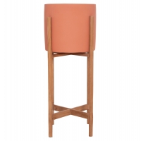 ΓΛΑΣΤΡΑ ΕΣΩΤ.ΧΩΡΟΥ RENTIL HM4684.08S FIBER CEMENT ΧΡΩΜΑ ΤΕΡΑΚΟΤΑ--ΒΑΣΗ TEAK Φ27x56Υ