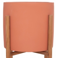 ΓΛΑΣΤΡΑ ΕΣΩΤ.ΧΩΡΟΥ RENTIL HM4684.08S FIBER CEMENT ΧΡΩΜΑ ΤΕΡΑΚΟΤΑ--ΒΑΣΗ TEAK Φ27x56Υ