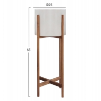 ΓΛΑΣΤΡΑ ΕΣΩΤ.ΧΩΡΟΥ RENTIL HM4684.02L FIBER CEMENT ΧΡΩΜΑ ΛΕΥΚΟ--ΒΑΣΗ TEAK Φ27x66Υεκ