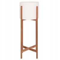 ΓΛΑΣΤΡΑ ΕΣΩΤ.ΧΩΡΟΥ RENTIL HM4684.02L FIBER CEMENT ΧΡΩΜΑ ΛΕΥΚΟ--ΒΑΣΗ TEAK Φ27x66Υεκ